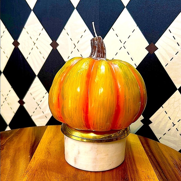 Sculptural Candle Turkey, Harvest & Pumpkin| Rustic & Elaborate Decor - Picture 11 of 16